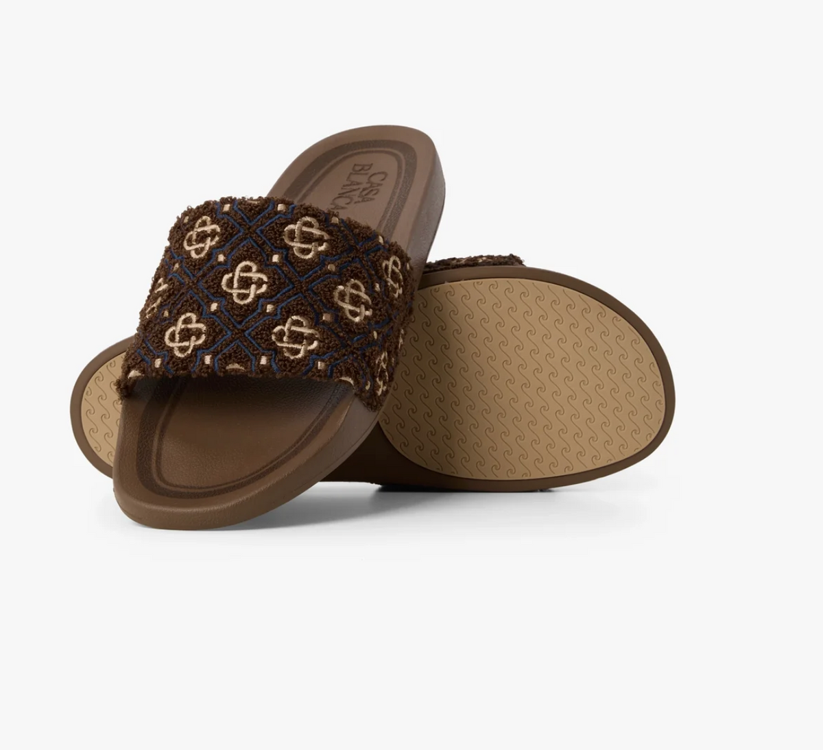 MONOGRAM POOL SLIDES
