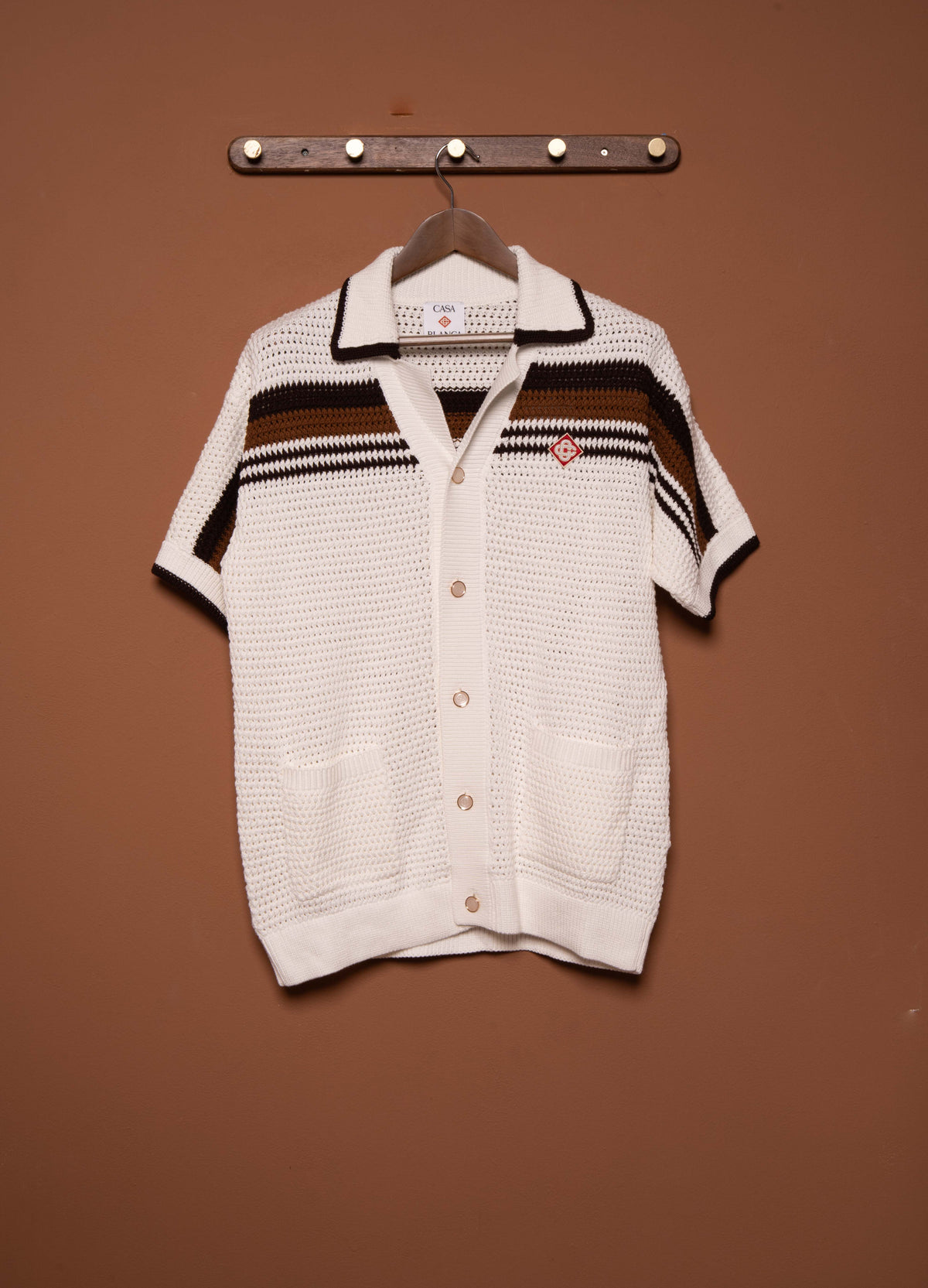 CROCHET SHORT SLEEVE SHIRT