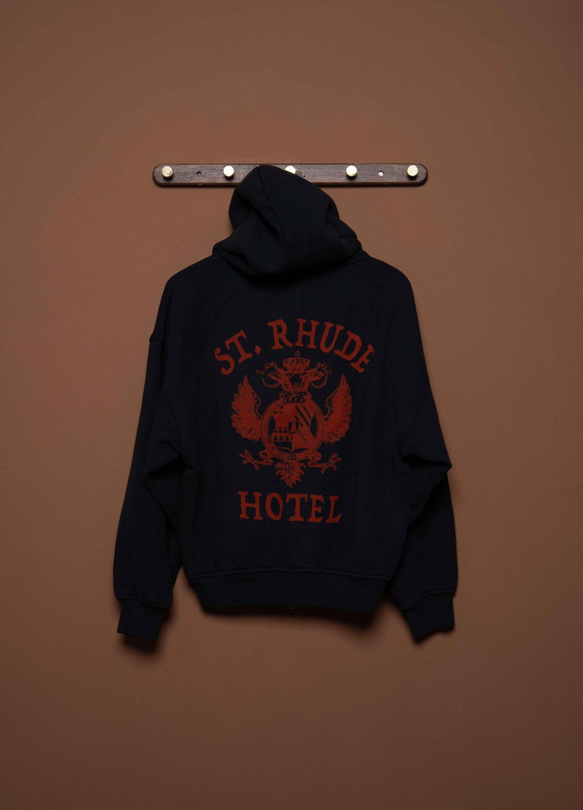 ST. RHUDE SEAL ZIP-UP HOODIE