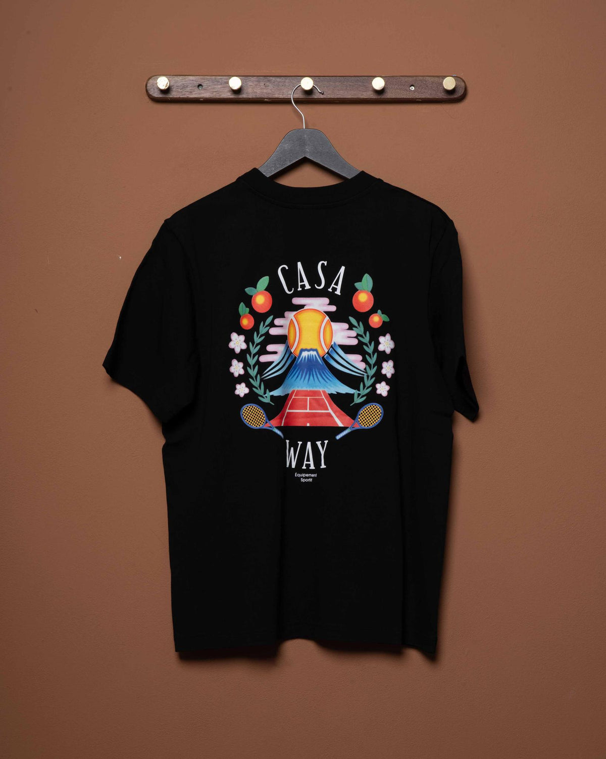CASA WAY MOUNTAIN PRINTED T-SHIRT