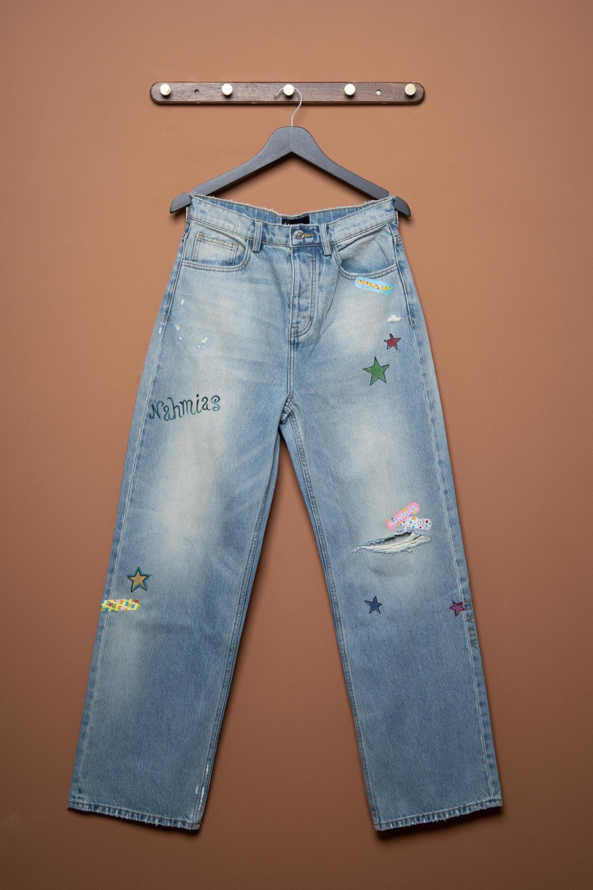 Bandaid Baggy Jeans