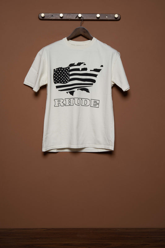 RHUDE BANNER TEE VINTAGE