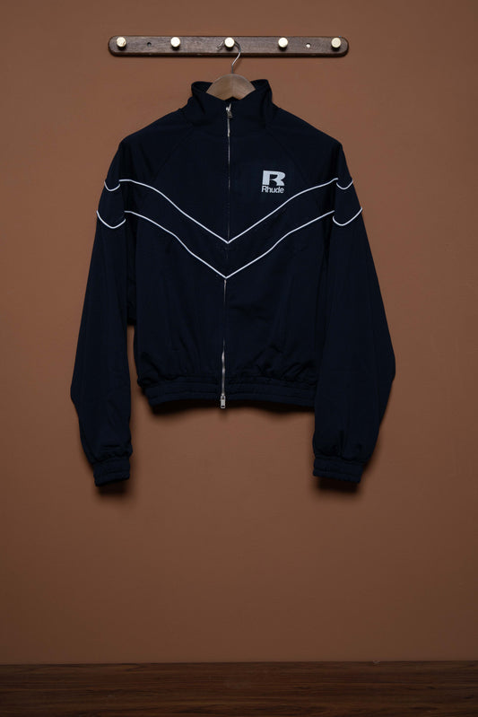 RHUDE MESH PIPING RAGLAN TRACK JACKET