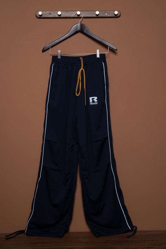 RHUDE MESH PIPING PARACHUTE TRACK PANT