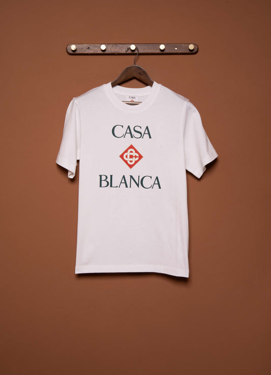 CASABLANCA T-SHIRT STACKED LOGO