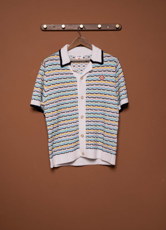 TUCK STITCH SHORT SLEEVE SHIRT