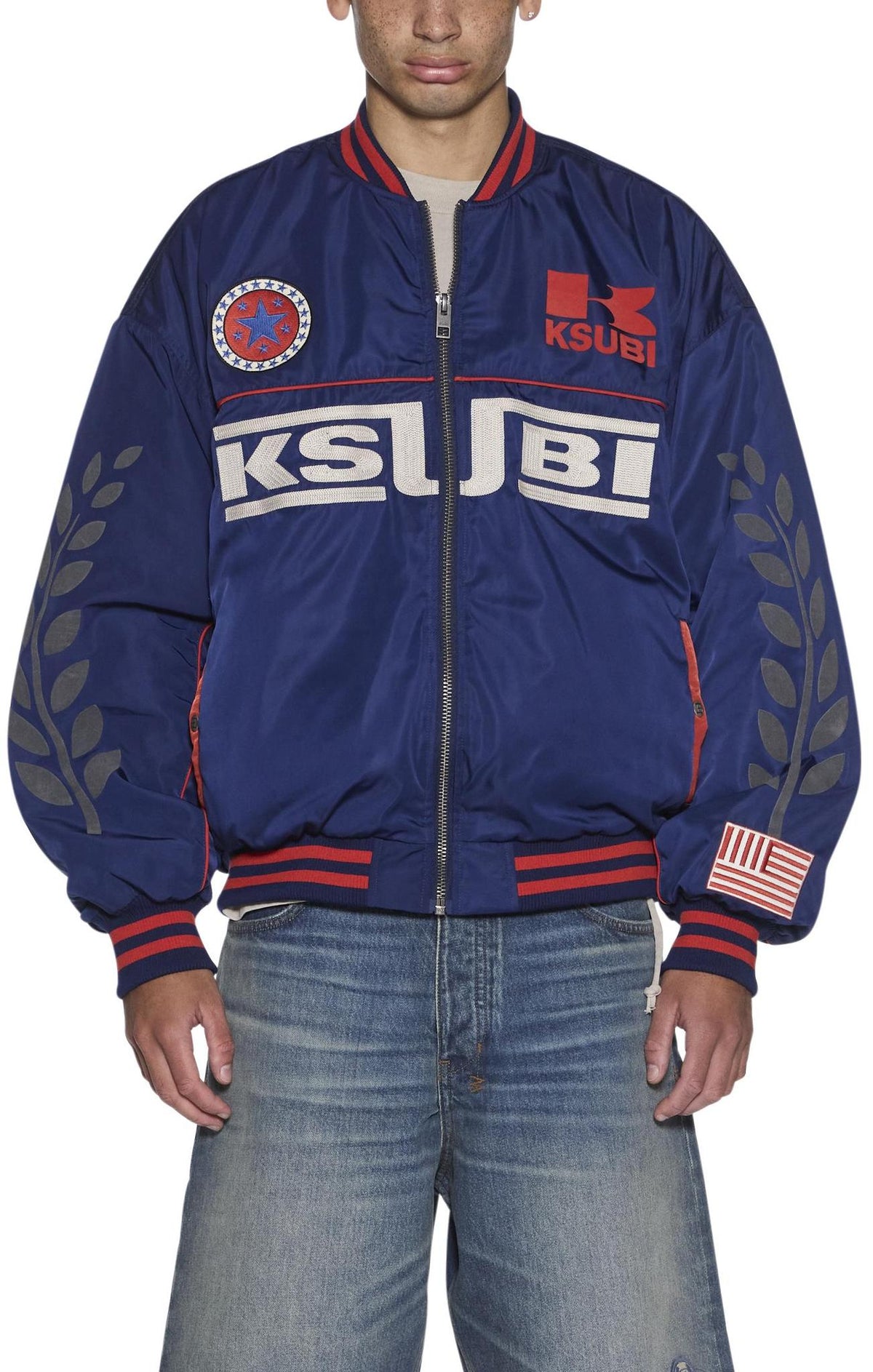 zoom ma-1 bomber jacket satin