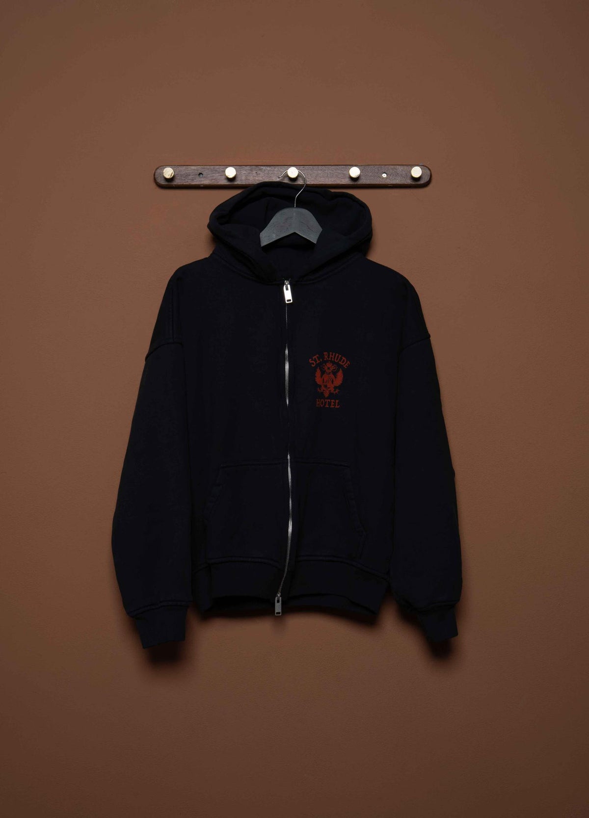 ST. RHUDE SEAL ZIP-UP HOODIE