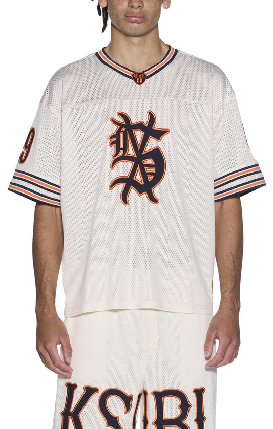 bolter mesh ss duke jersey ecru
